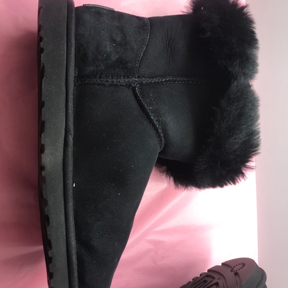 UGG crystal black short cozy boot Bailey bling - Picture 2 of 10